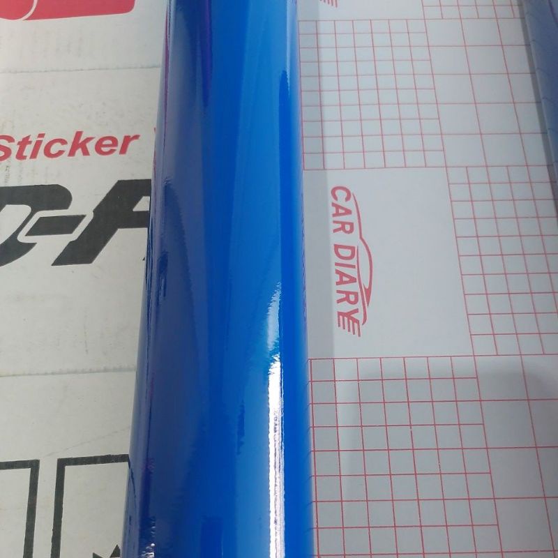 skotlet biru dongker gloss per meter