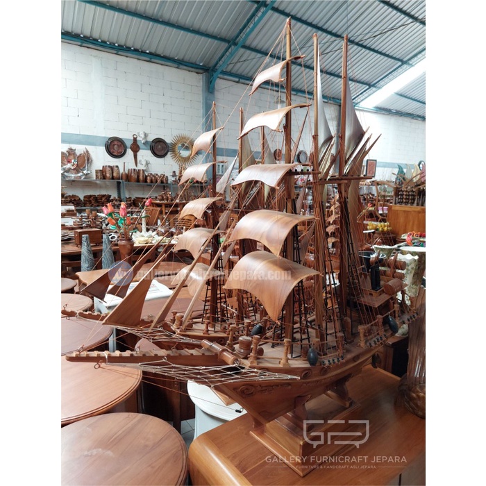 Jual Miniatur Pajangan Kapal Dewa Ruci Kayu Jati X Shopee