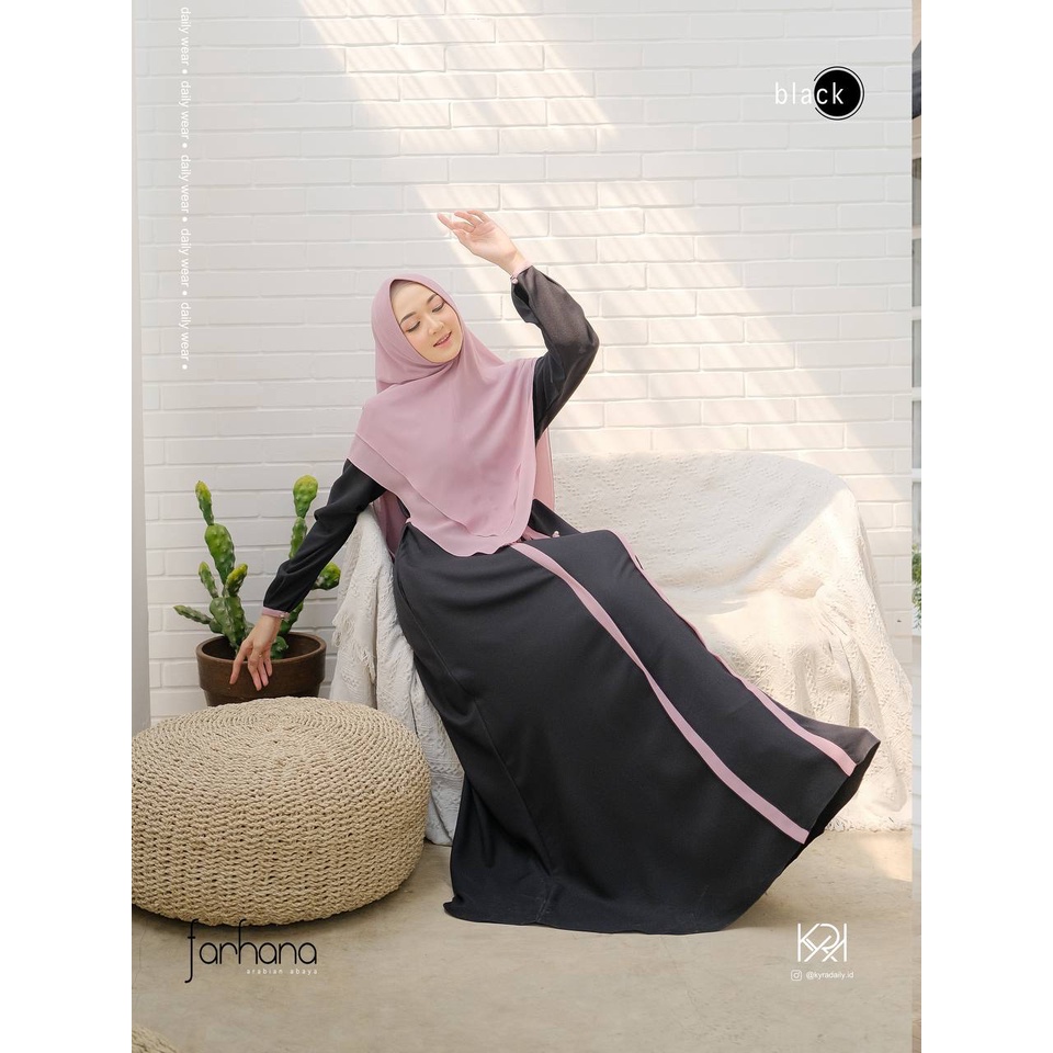 Dress Set Khimar Merk Kyra Daily Wear