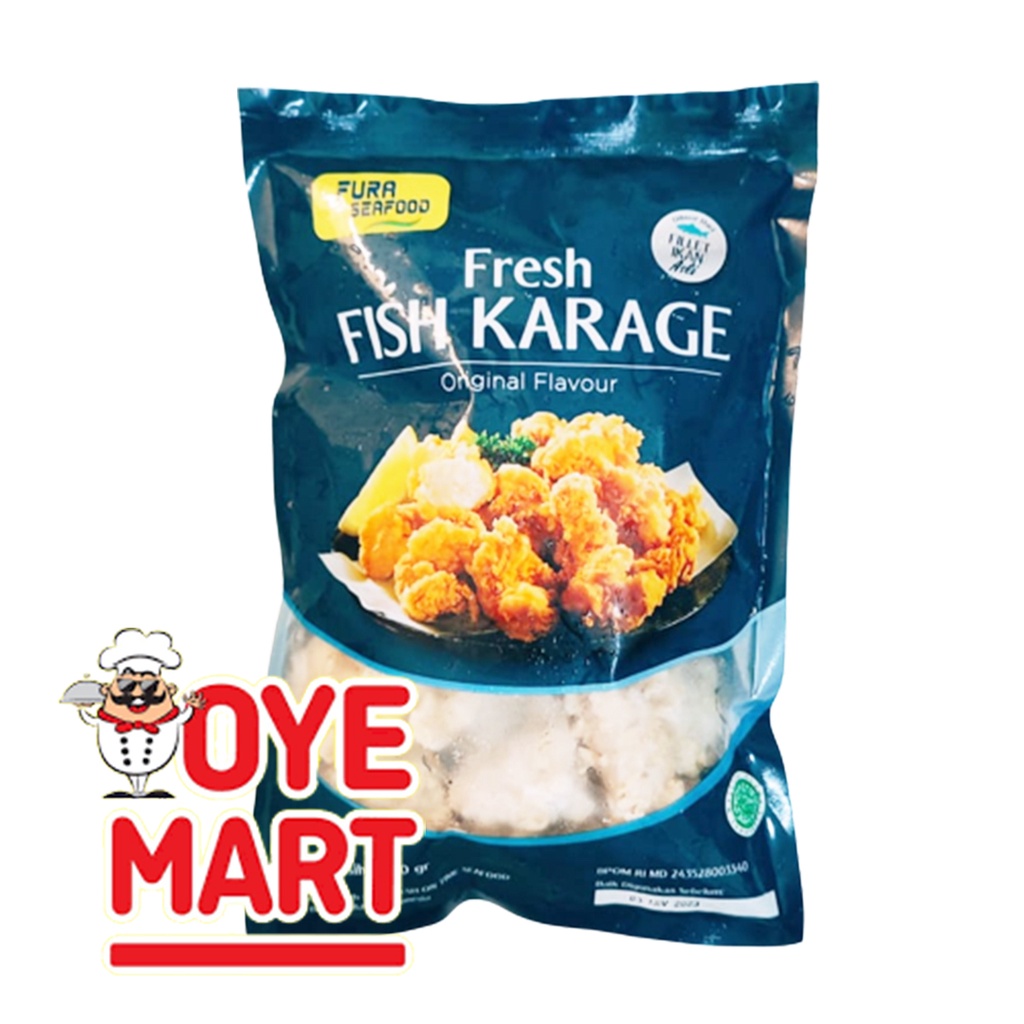 FURA SEAFOOD FRESH FISH KARAGE 500GR IKAN KARAGE
