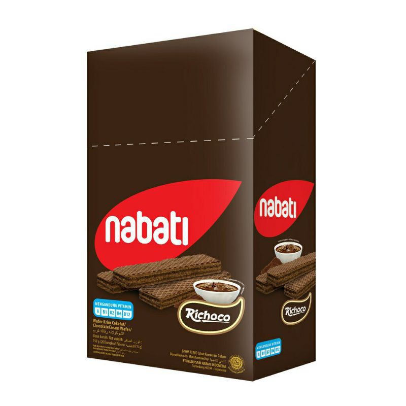 

wafer nabati 1 box coklat / keju