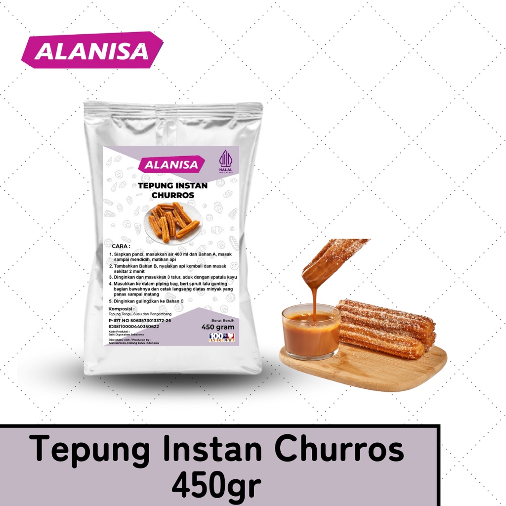 

Tepung Instan Churros 450gr