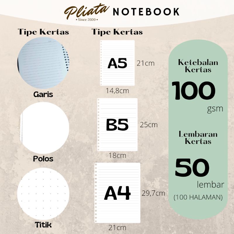 PLIATA NOTEBOOK HARDCOVER - (PN4) Snap It - Hardcover Doft