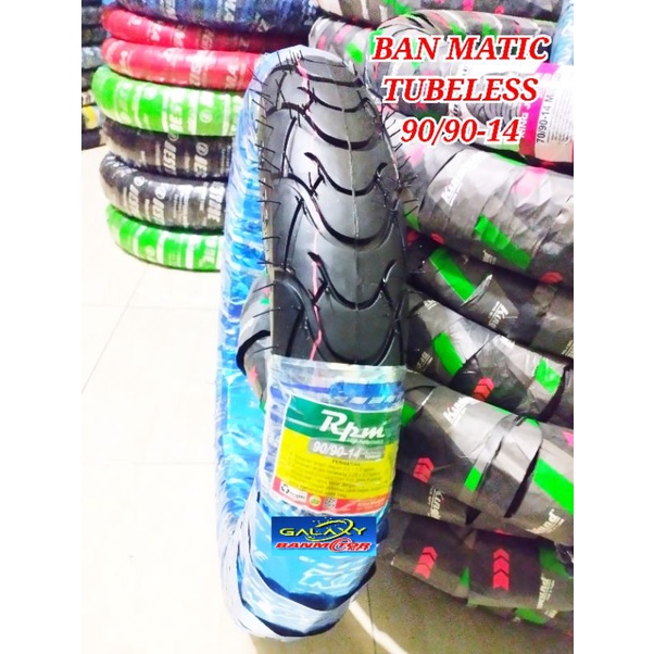ban montor matic tubles 90/90-14 ban matic beat vario mio spin fino Xread xeon ban luar ring 14 ban 