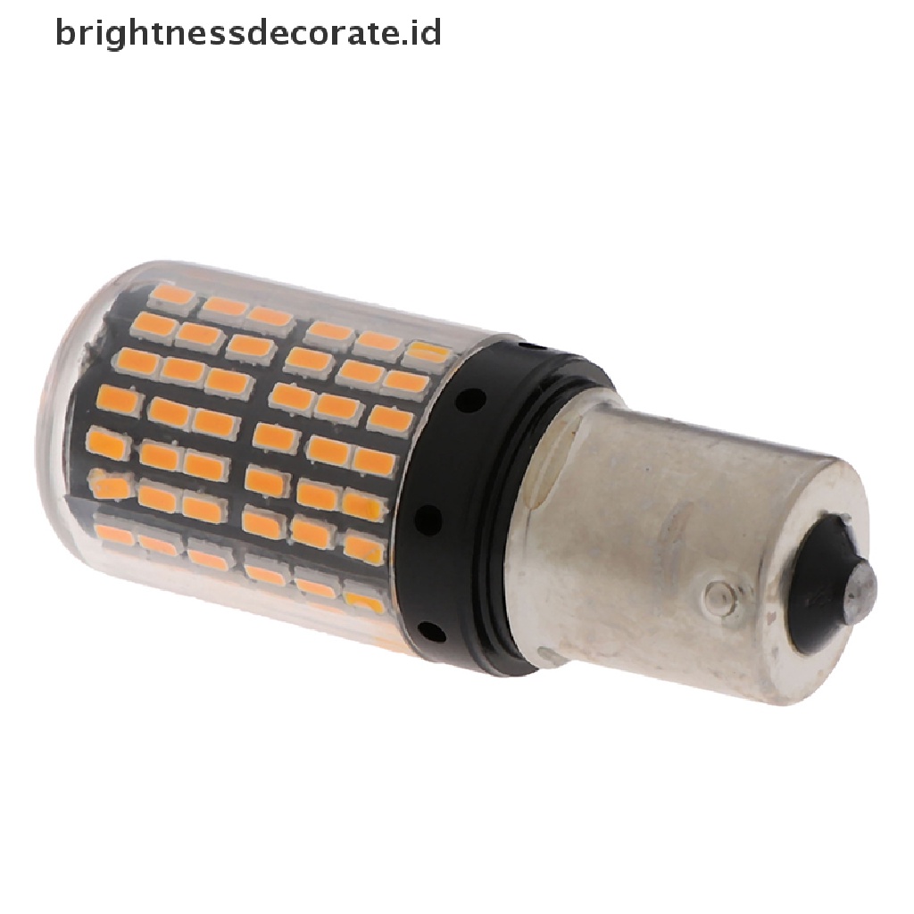 [Birth] 1x Kuning 1156 1095 1141 P21W BA15S 7506lampu Sein Led3014 144-SMD [ID]