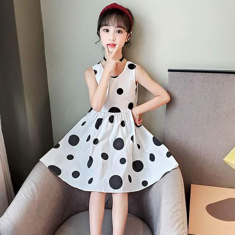 Dress Anak Perempuan Sweet Polkadot