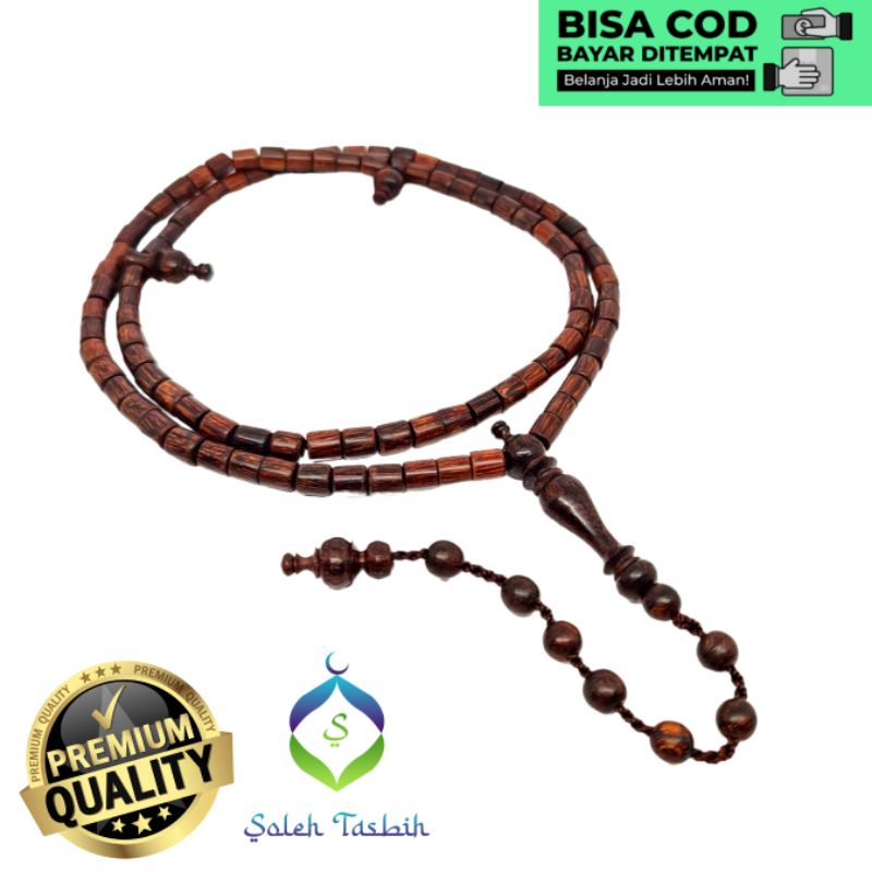 Tasbih Galih Asem Size 6mm, Isi 99 Butir