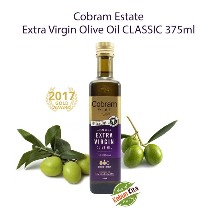 

[BISA COD] Cobram Estate CLASSIC Extra Virgin Olive Oil 375ml