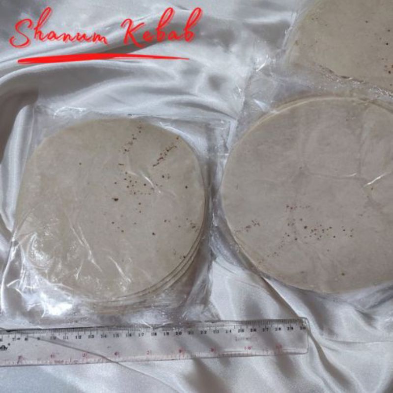 

Tortilla / kulit kebab diameter 16 cm isi 20 pcs