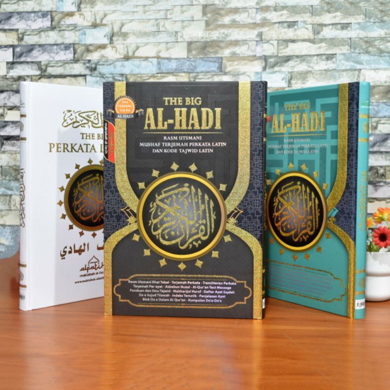 The big Al Hadi Al-Quran mushaf terjemah perkata latin dan kode tajwid latin ukuran A3
