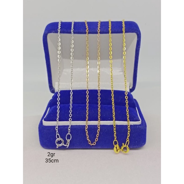 kalung nori vensy anak/ kalung perak asli silver 925 lapis emas / kalung fashion anak