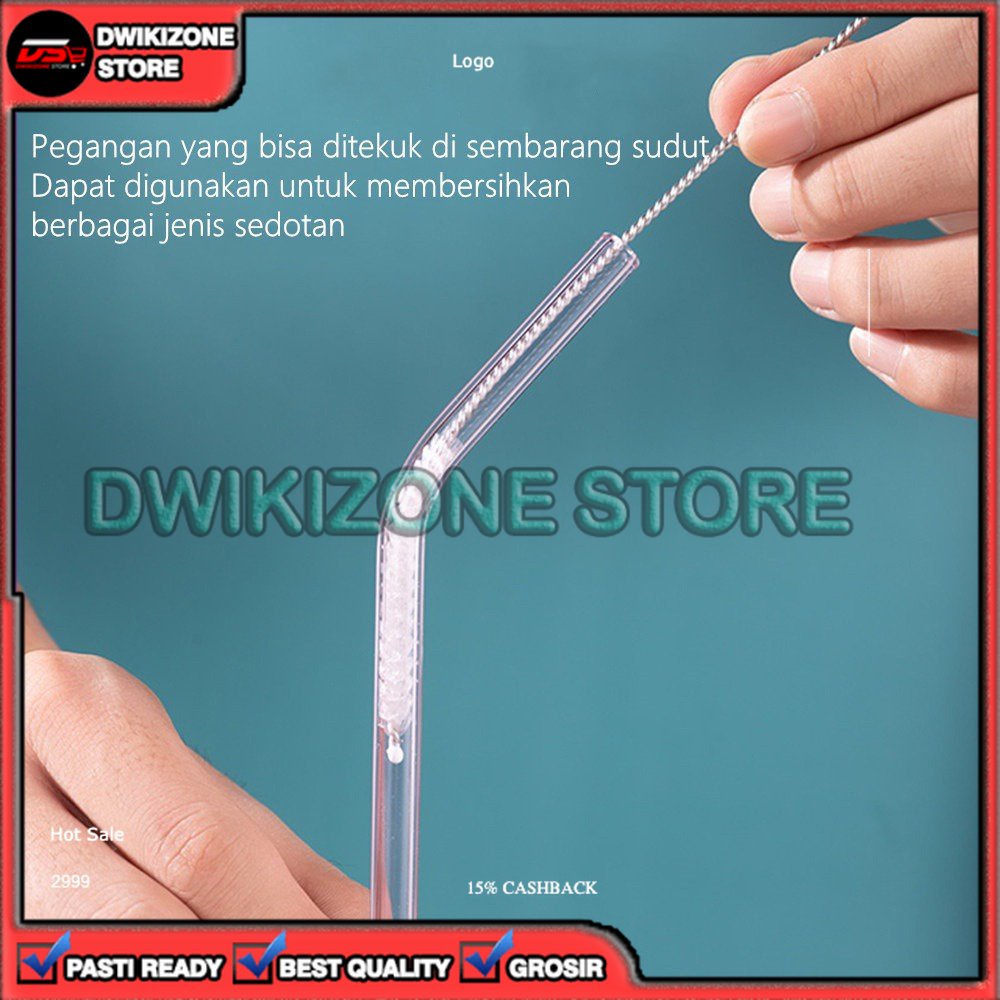 [DZS] SIKAT PEMBERSIH SEDOTAN STAINLESS BRUSH STRAW