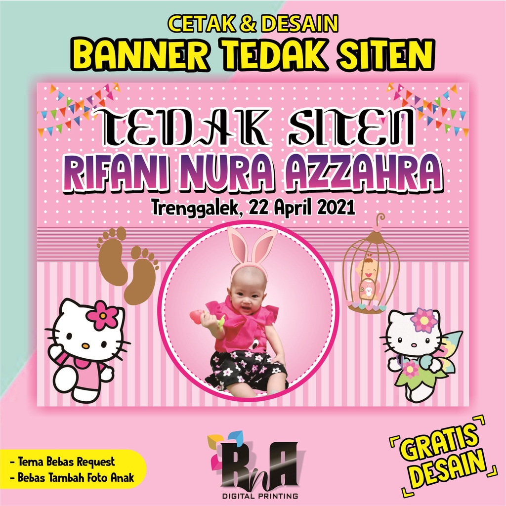 Jual Banner Backdrop/Background Tedak Siten | Shopee Indonesia