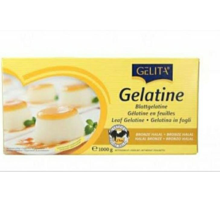 Jual 10 Lembar Gelatin Lembaran Halal / Gelatine Sheet Gelita Halal