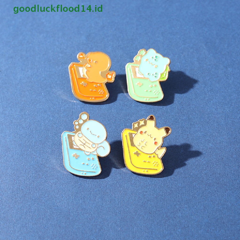 [GOOGFOUR] Jepang Dan Korea Selatan Kartun Animasi Hewan Kecil Enamel Lencana Bros Pin [TOP]