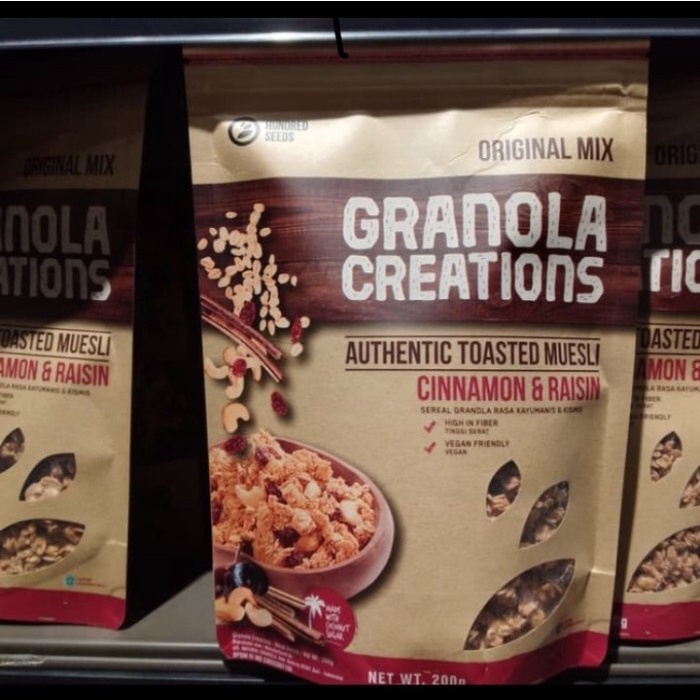 

Granola creation original mix cinnamon & raisin 200gr