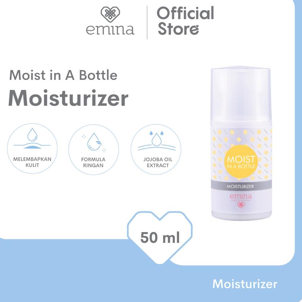 Belanja Murmer Emina Moist In a Bottle 50 ml - Pelembab Wajah