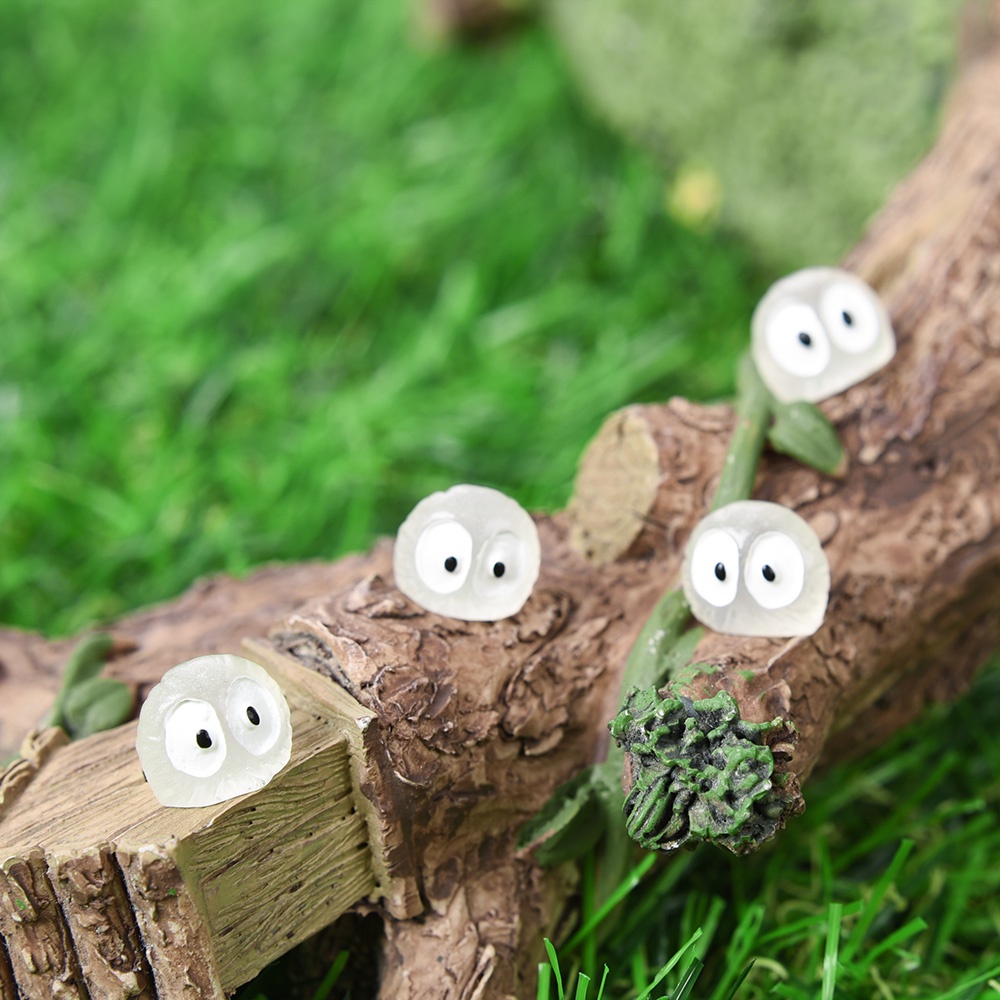 [Harga Grosir]5 Pcs Ornamen Pot Tanaman Alien Elf Luminous Bahan Resin Untuk Dekorasi Taman