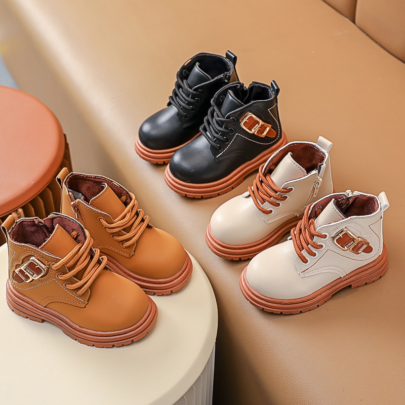 PROMO 12.12 PUNCAK Okaybaby B263 Sepatu Boot Import Anak Laki-laki Perempuan (FREE BOX)