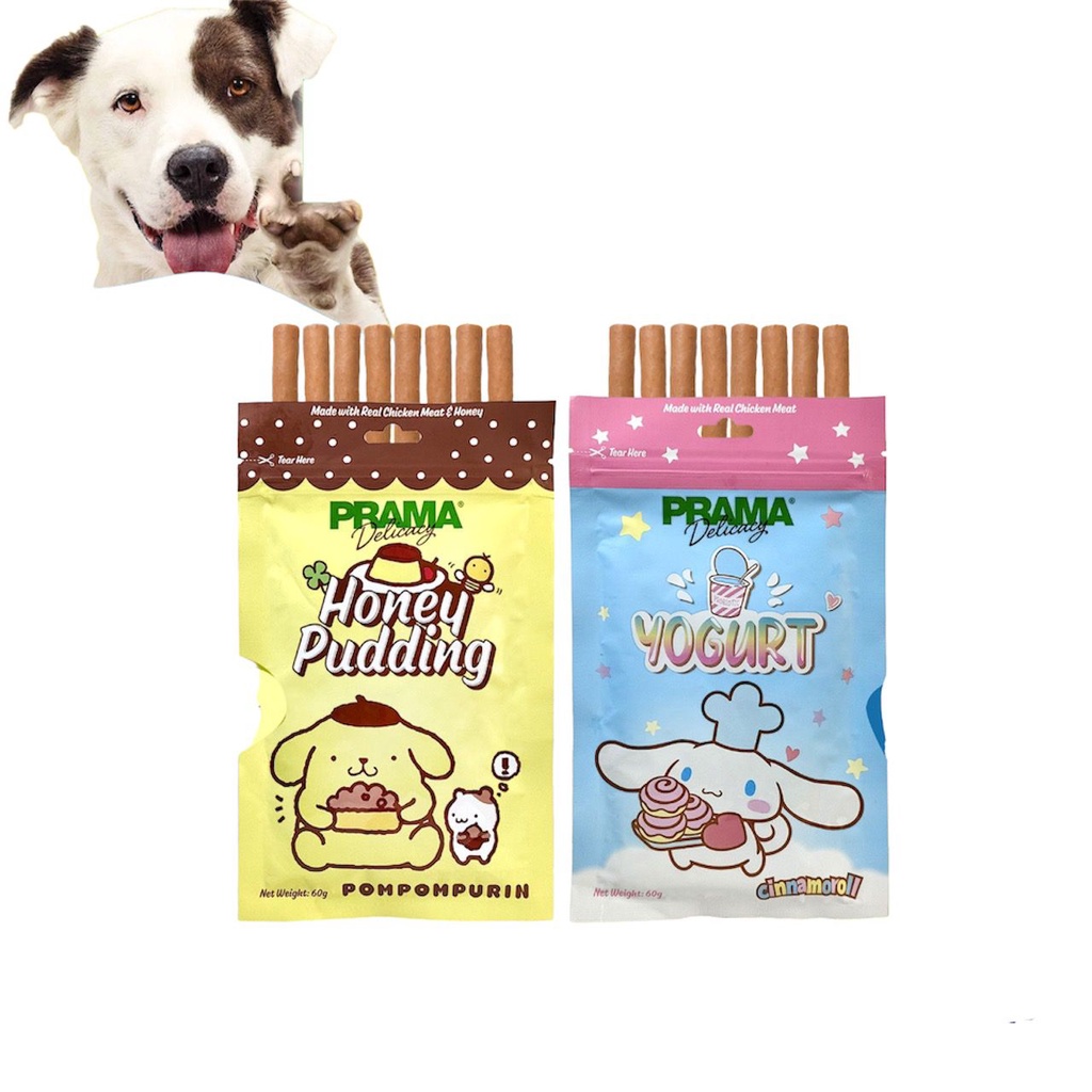 Prama delicacy snack cemilan anjing cemilan doggy dog snack 70 gr treat anjing makanan anjing