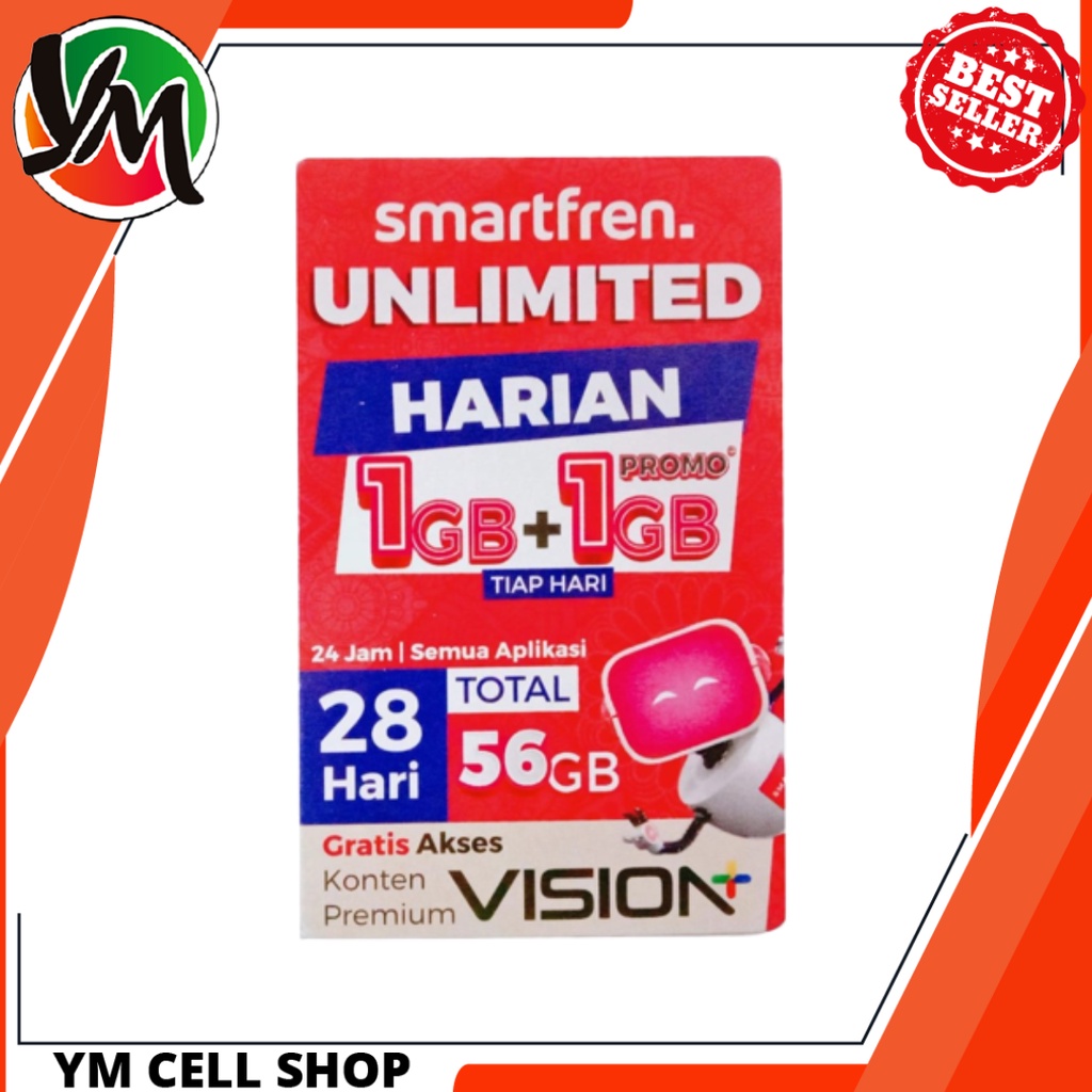 Voucher Smartfren Unlimited MAXI FUP 2GB 28 Hari