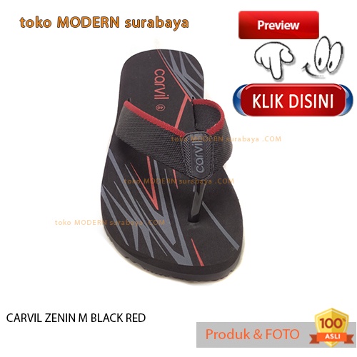 Sandal pria casual sandal jepit spons CARVIL ZENIN M