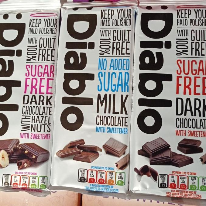 

Diablo Bar Chocolate Sugar Free 85gr