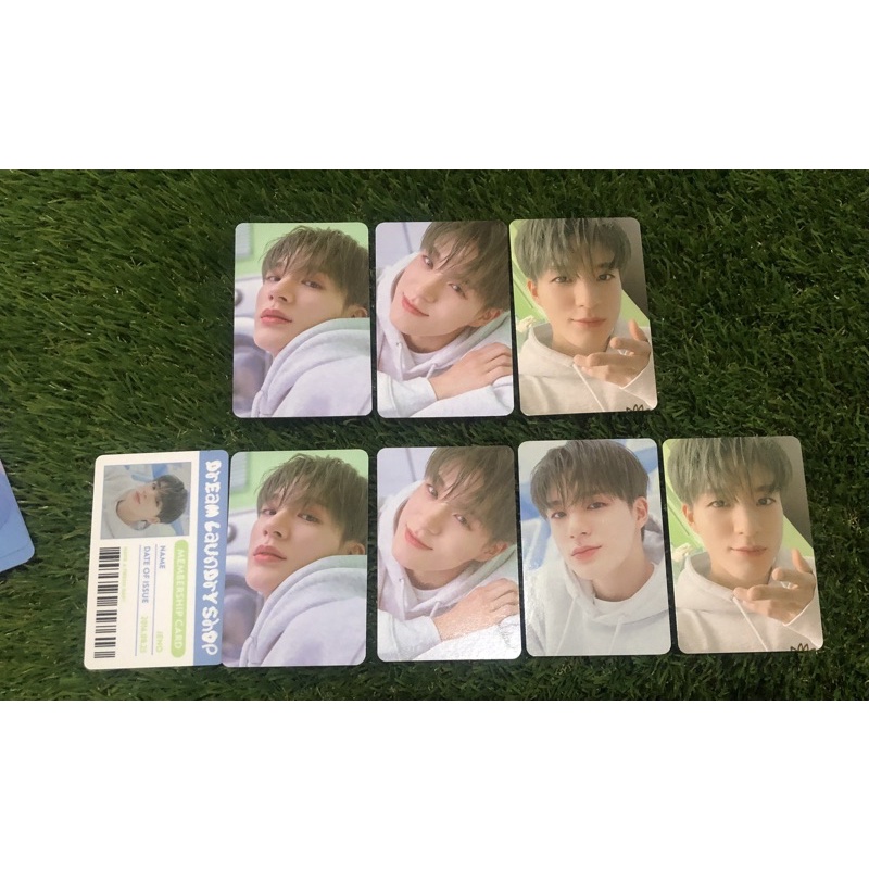 Jeno trading card laundry selca concept nct dream tihol puff dreamshow  pink christmas