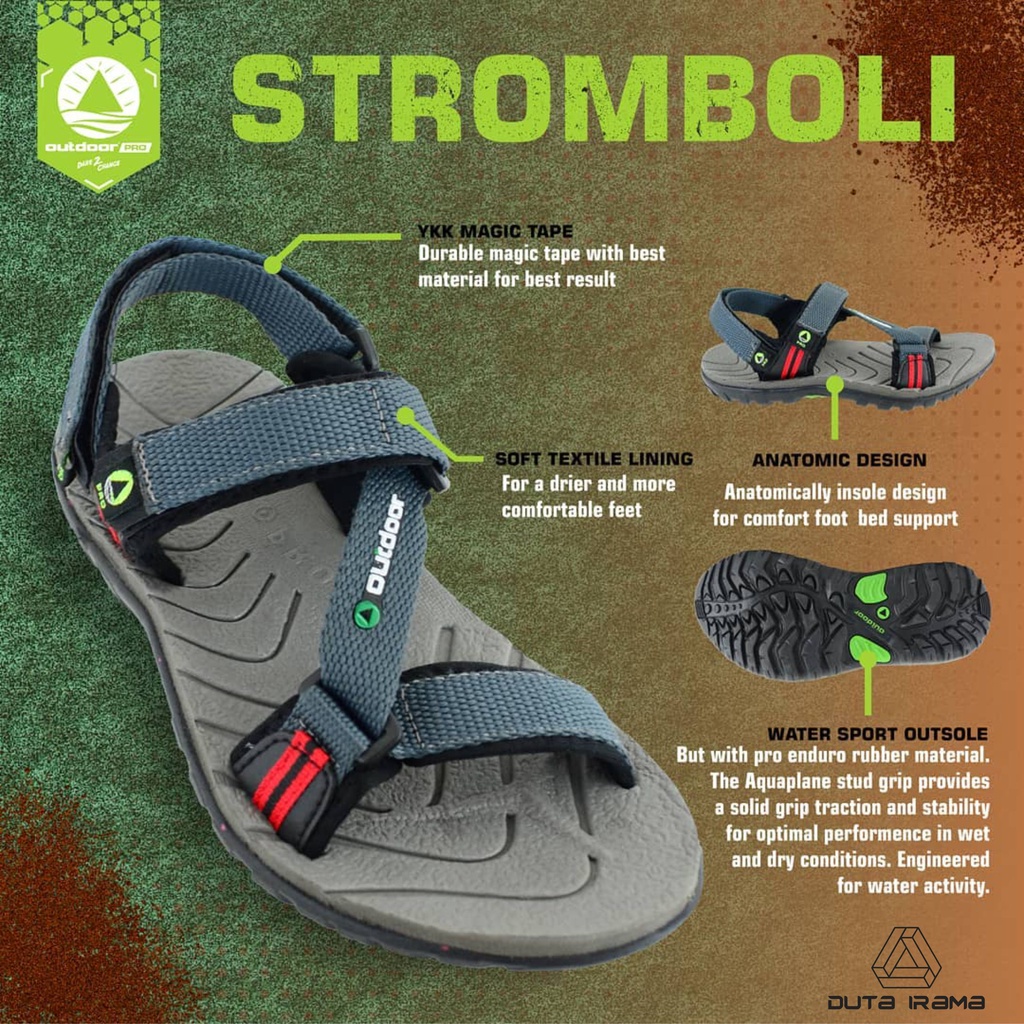 DUTAIRAMA - Sandal Gunung OutdoorPRO Seri Stromboli