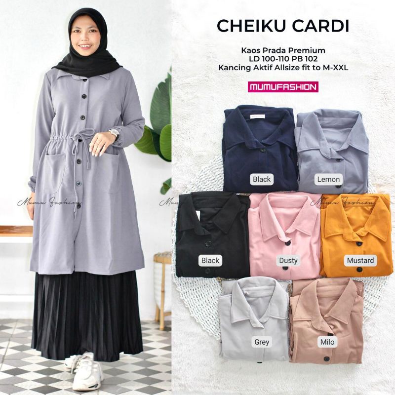 kaos prada premium lengan panjang original/ cheiku cardi