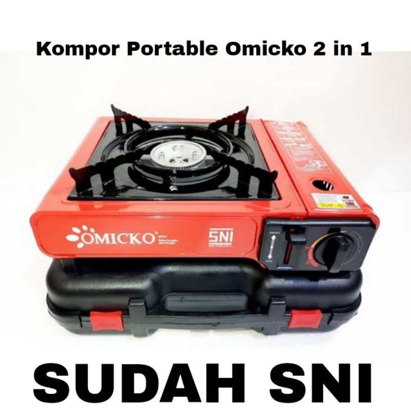 Kompor Gas Portable OMICKO / Kompor Portable g s f / KOMPOR PORTABLE