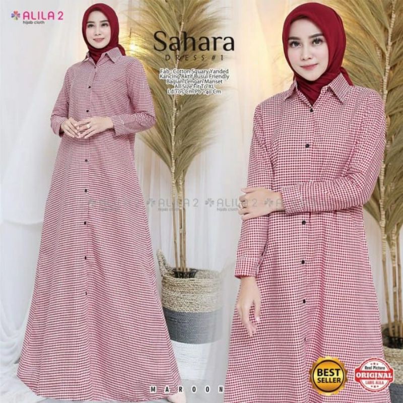 SAHARA DRESS #2 ORI ALILA 2 | Cotton Squary Yanded