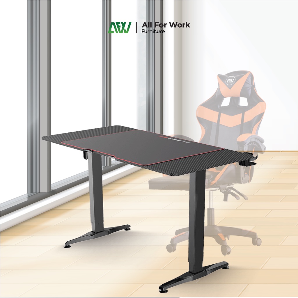 iCockpit Meja Kerja Gaming Elektrik Otomatis Adjustable Standing Desk ALL FOR WORK