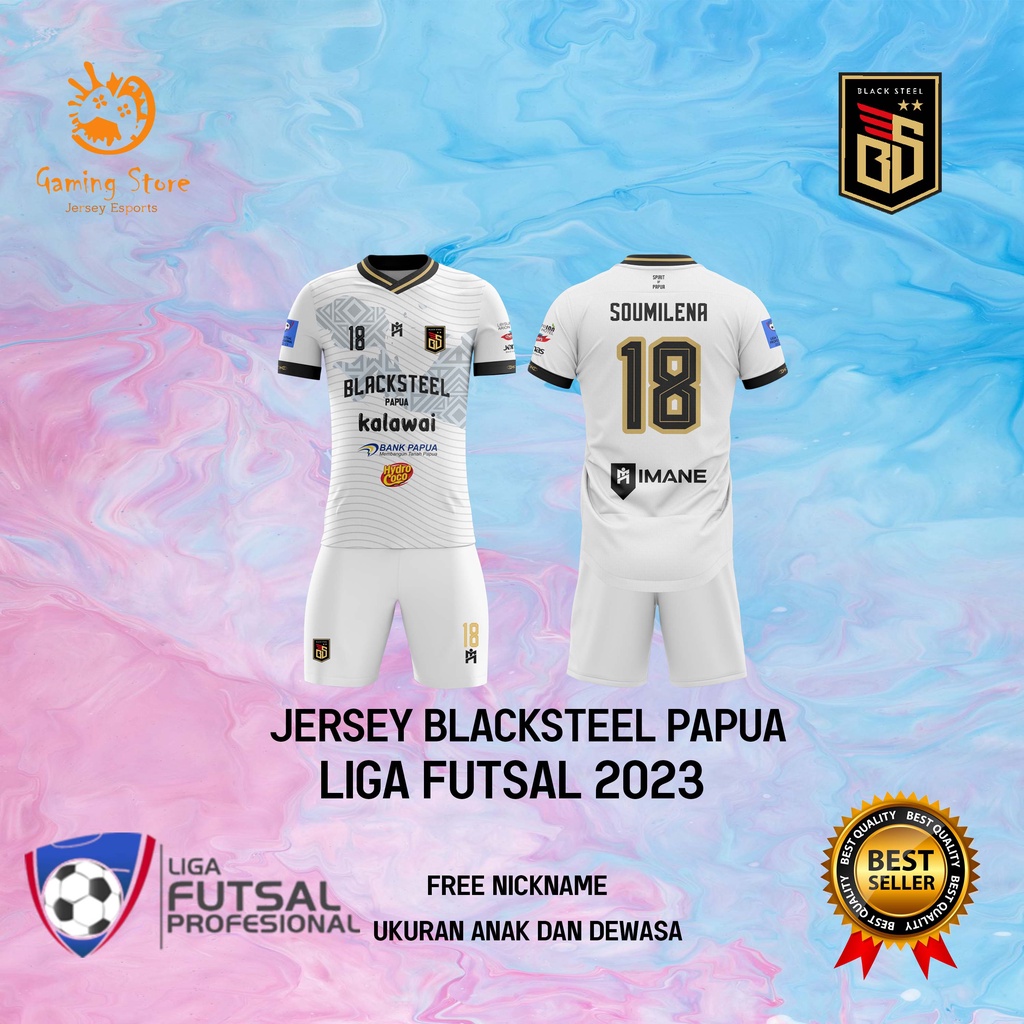 Jersey Blacksteel Papua 2023 Terbaru