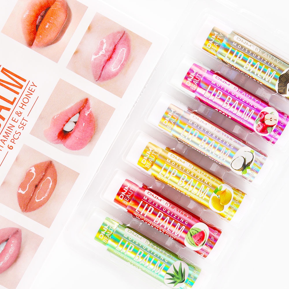 【COD】Lip Balm Beauty Moisturizing Vitamin &amp; Honey Lip Balm Lipstik Rasa Buah Pelembab Tanpa Tekstur Moisturizing Pelembab Bibir &amp; Membuat Tahan Lama-CH