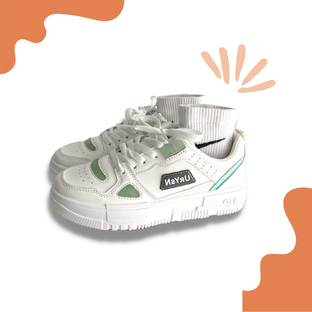 SNEAKERS PUTIH WANITA KOREA IMPORT