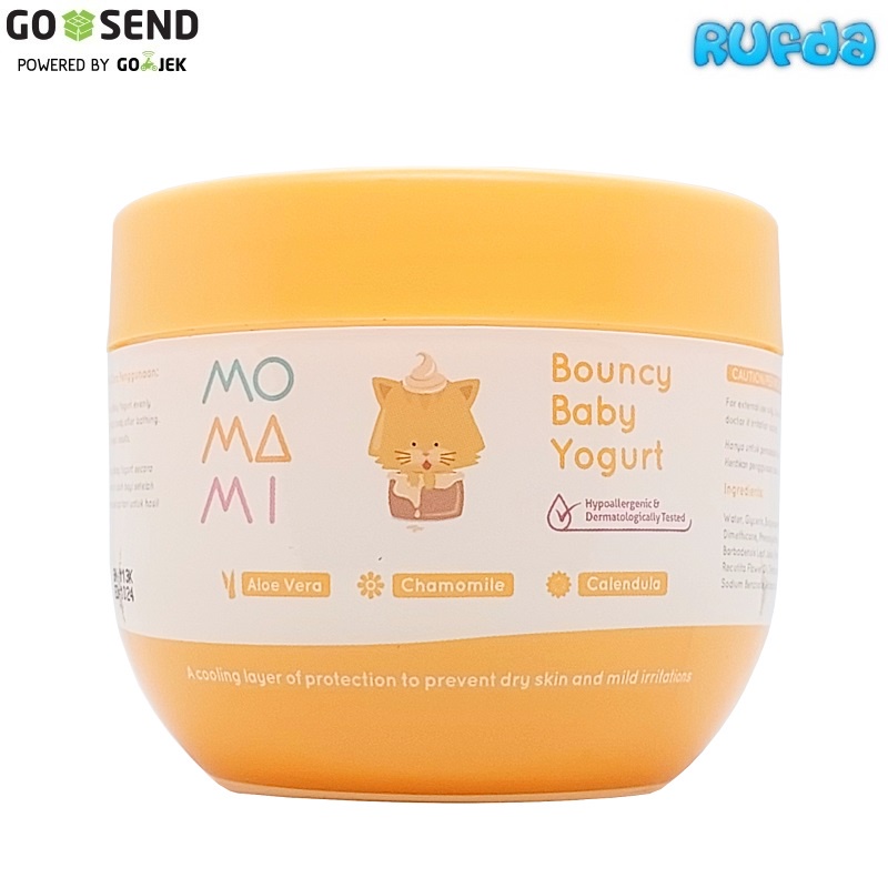 Momami Bouncy Baby Yogurt Lotion Anak Bayi Pelembab Kulit Bahan Alami