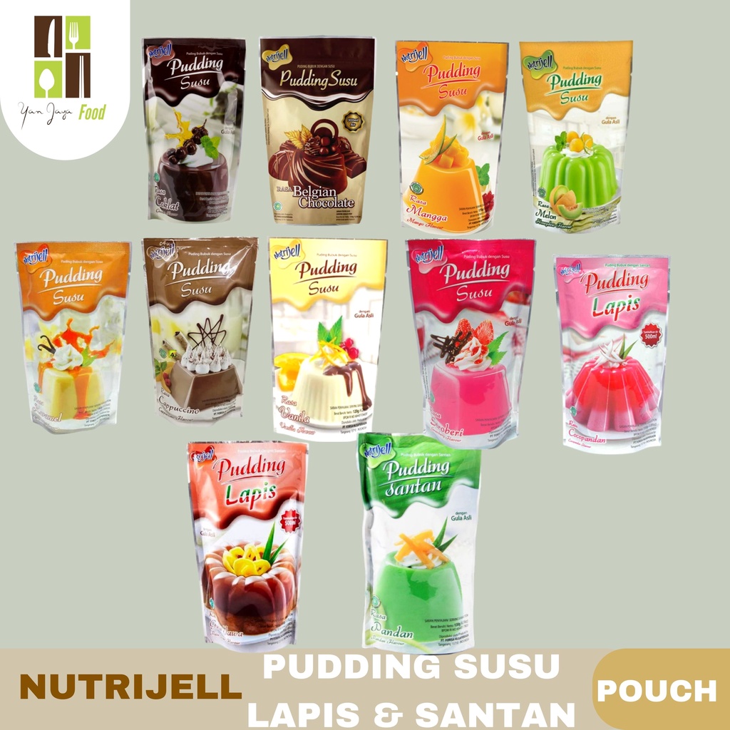 

Nutrijel Puding Susu/Lapis/Santan Pouch