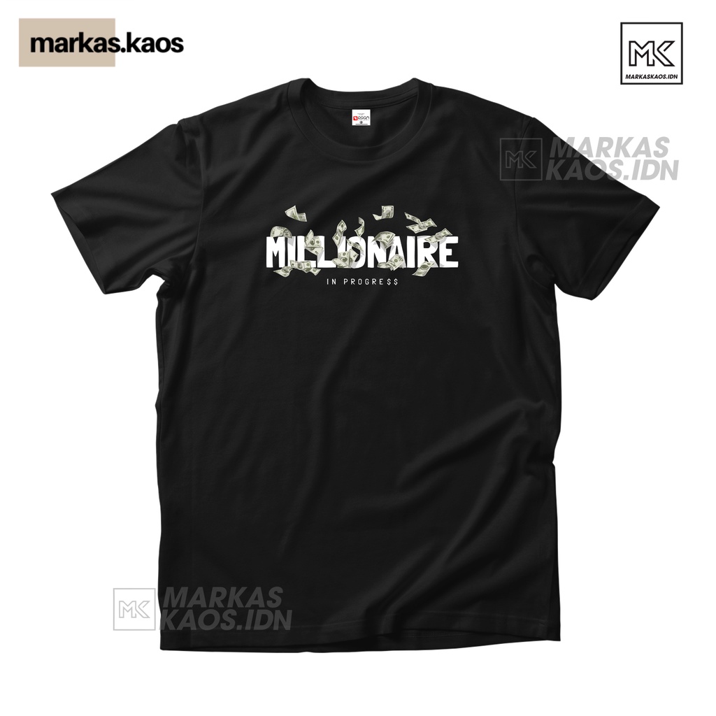 KAOS DISTRO UANG DOLAR KEREN BAHAN COTTON COMBED 30s | KAOS PRIA DAN WANITA PREMIUM