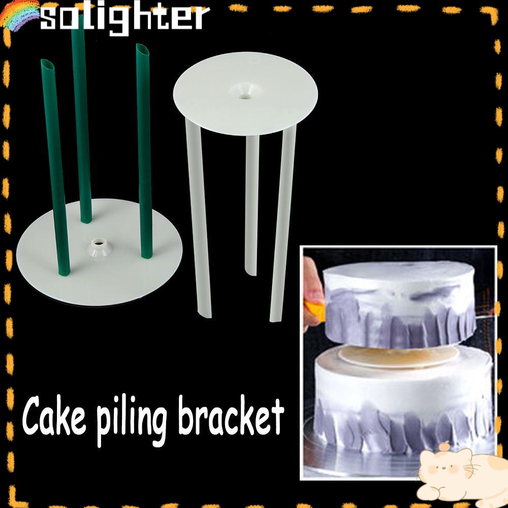 Solighter Cake Stand Multi-layer Dessert Decor Perlengkapan Dapur Piling Bracket