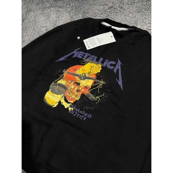 SWEATER CREWNECK OFFICIAL BAND METALLICA BY H&amp;M PREMIUM AUTHENTIC