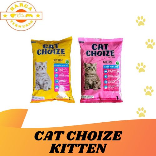 Cat Choize Kitten Cat Food Tuna Milk 1 kg / Makanan Anak Kucing 1kg