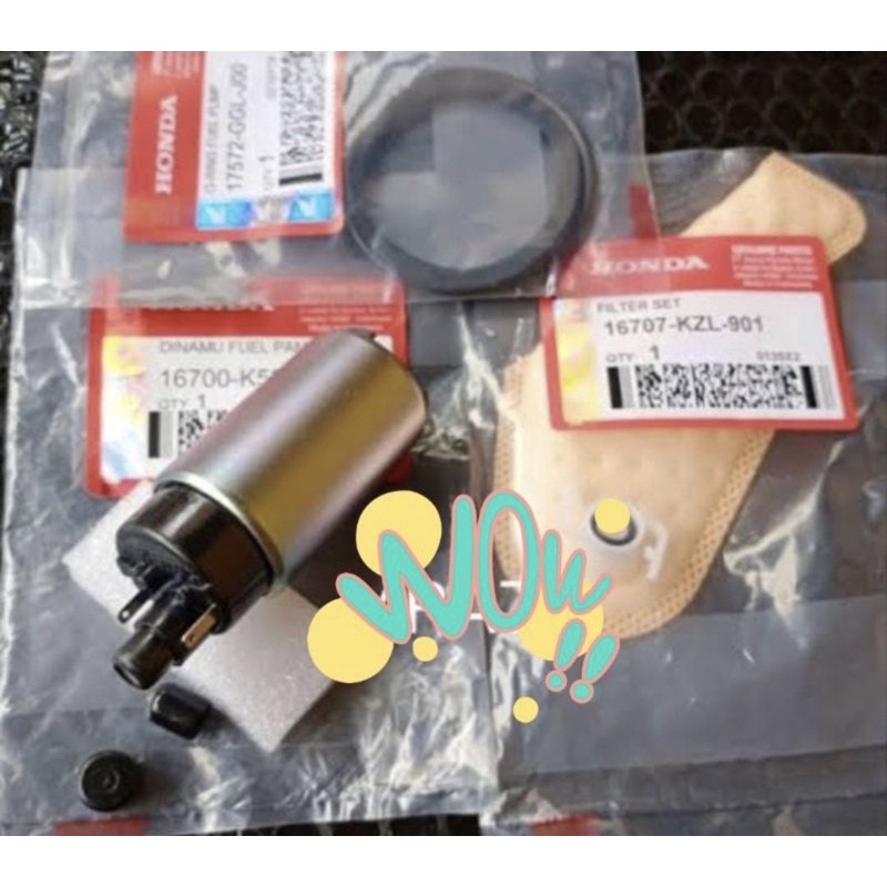 ROTAK BEAT ESP ECO 2016-2018 SCOOPY RING 12 SET ORING FILTER FULLPUM HONDA K44 K81 K93
