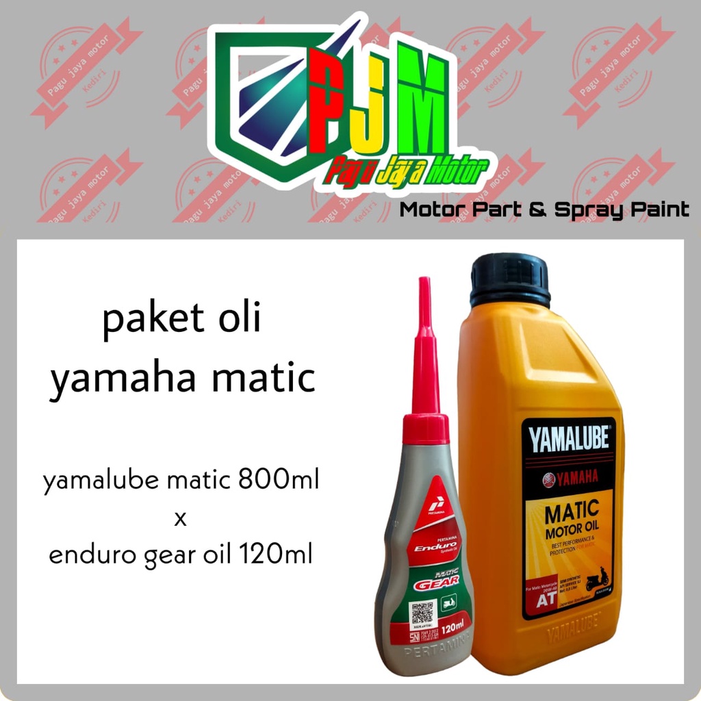 oli mesin yamalube matic 0.8 liter sae 20w40 ORIGINL