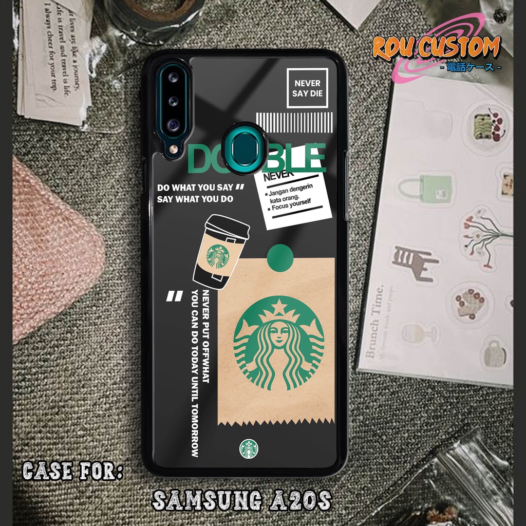 Case Samsung A20s A70 A10S A21 A23 Case Hp Samsung A20s A70 A23 A10S A21  Rou Custom [ Starbucks ] C