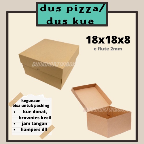 

(min order 10 pcs)Kotak / Dus / Boks Kue Bolu Donat Puding Baju Ecer 18x18x8cm