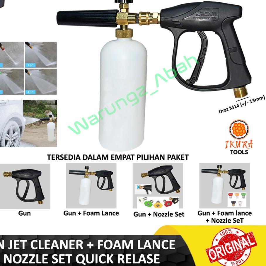 STIK GAGANG TEMBAKAN PISTOL SEMPROTAN PENDEK UNIVERSAL TEKANAN TINGGI HIGH PRESSURE WATER TABUNG BOT