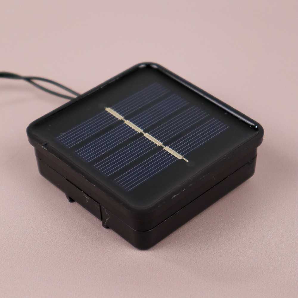 Raindrop Lampu Hias Solar Panel 30 LED 6.5 Meter - SP030