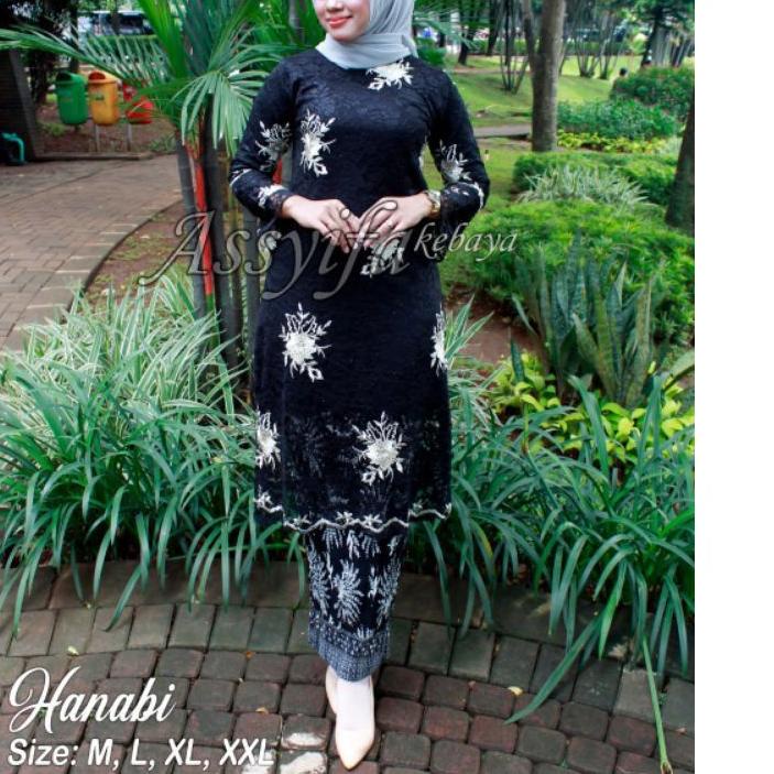 Kebaya Tunik Bordir Tearu / Tunik Brokat Bordir / Kebaya Tunik Brokat Pesta