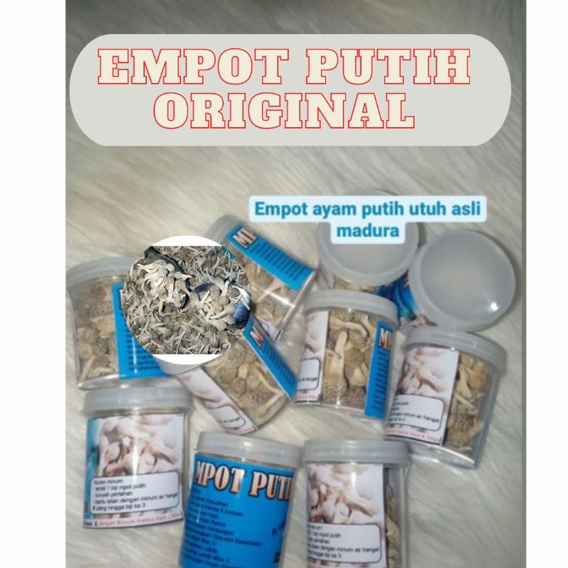 JAMU MPOT EMPOT AYAM PUTIH UTUH
